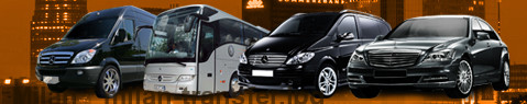 Private transfer from Milan to Rome