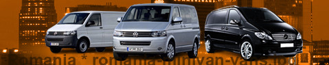 Hire a minivan with driver at Romania | Chauffeur with van