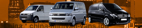 Hire a minivan with driver at China | Chauffeur with van