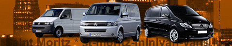 Hire a minivan with driver at Saint Moritz | Chauffeur with van
