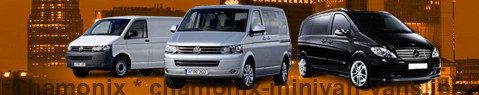 Hire a minivan with driver at Chamonix | Chauffeur with van