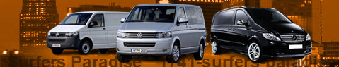 Hire a minivan with driver at Surfers Paradise | Chauffeur with van