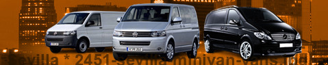 Hire a minivan with driver at Sevilla | Chauffeur with van