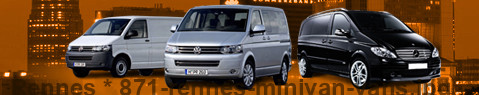 Hire a minivan with driver at Rennes | Chauffeur with van