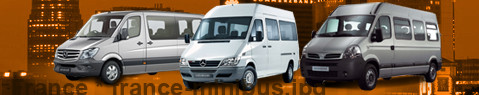 Minibus hire France - with driver | Minibus rental