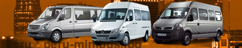 Minibus hire Peru - with driver | Minibus rental